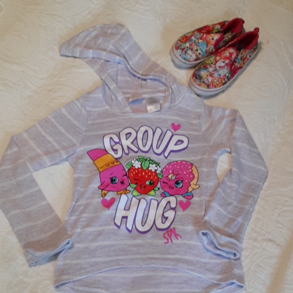 Girls SHOPKIS shirt hoodie